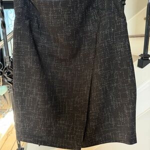 The Limited Black and Gray Pencil Skirt